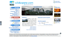 Desktop Screenshot of ezakopane.com